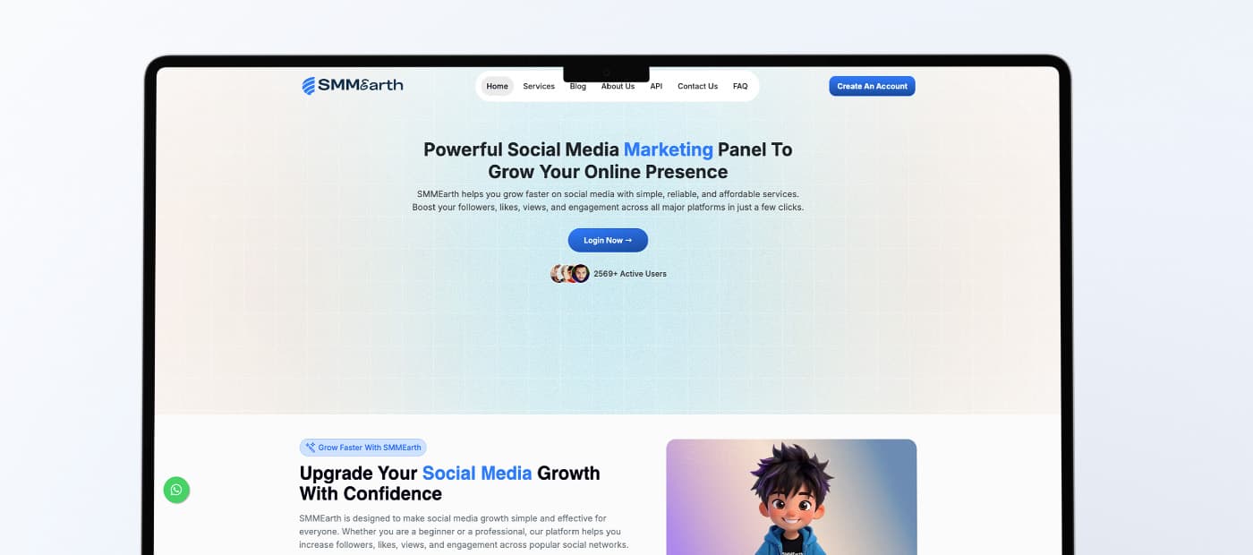 Portfolio preview for smmearth