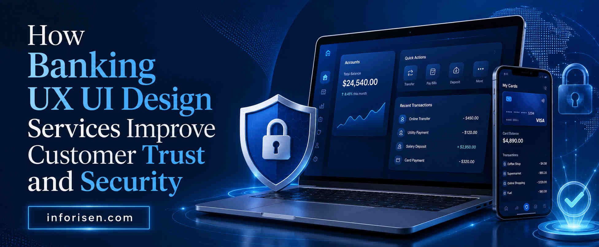 Banking UX UI Design Services for Trust and Security