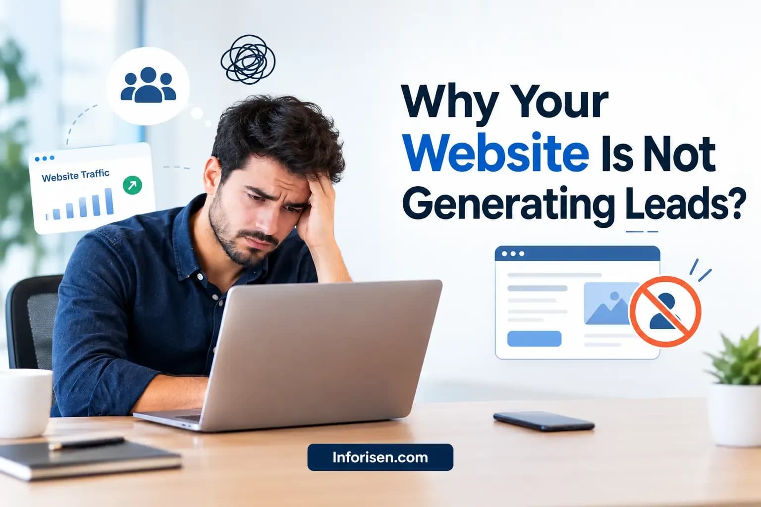 Why Your Website Is Not Generating Leads? (And What Actually Fixes It)